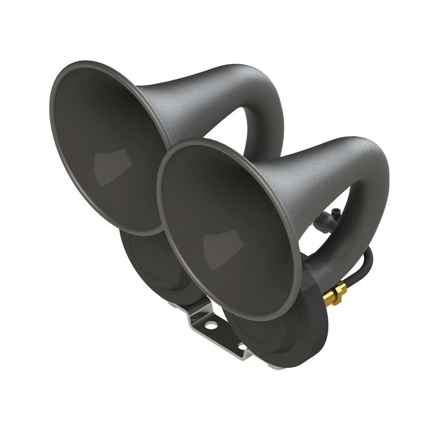 JE/DB black plastic horn, 2 alternating notes