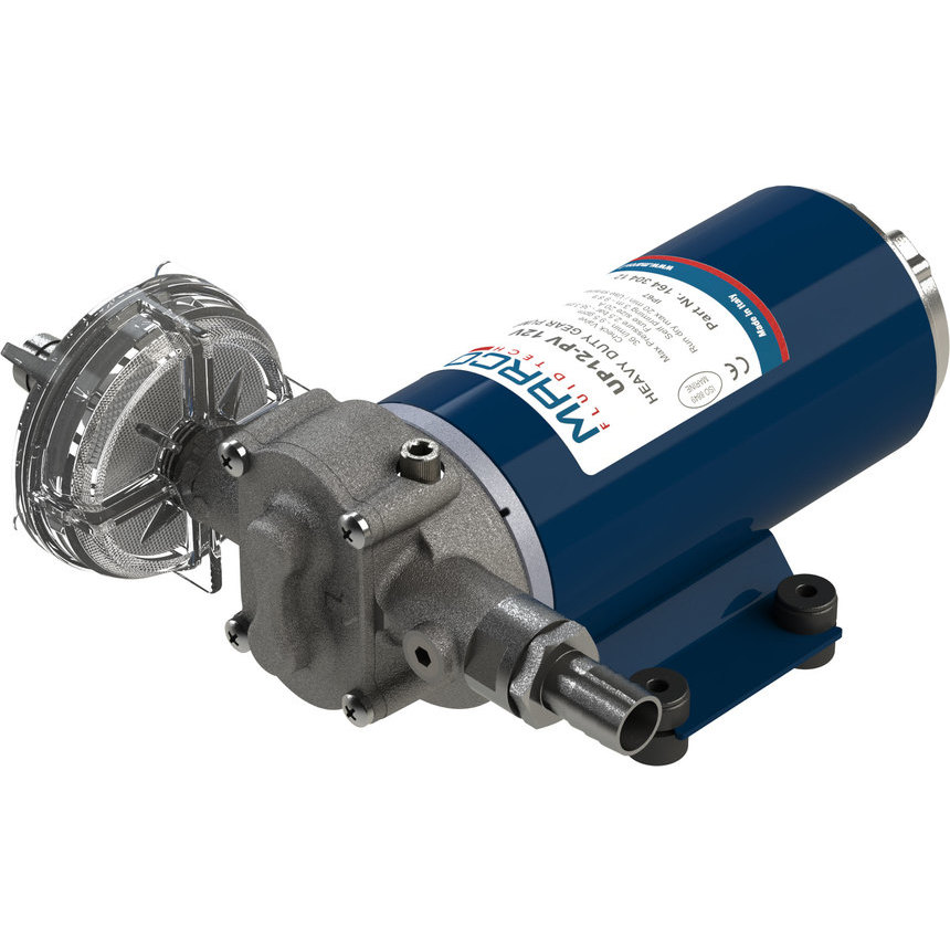 UP12-PV PEEK gear pump 9.5 gpm with check valve