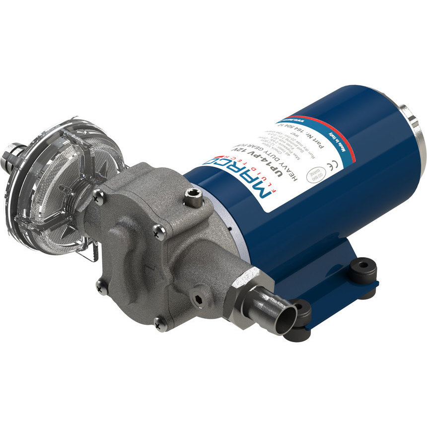 UP14-PV PEEK gear pump 46 l/min with check valve