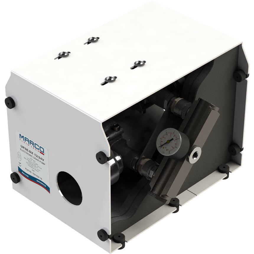 UP66/E-DX doble bomba de presión 62 l/min con controle electr.