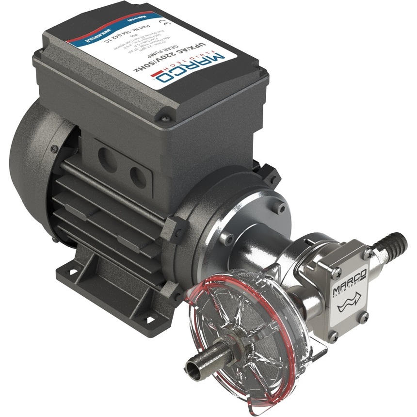UPX/AC gear pump 2.6 gpm - s.s. AISI 316
