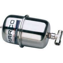 ATX2 stainless steel accumulator tank 0.5 gal with 1/2" T-nipple