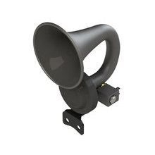 JE/120 black plastic horn, internal mounting