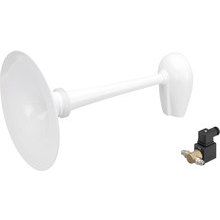 PW3-BB white whistle 20/75 m, ø300 mm + Electric valve