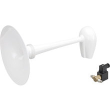 PW3-BB avertisseur blanc 20/75 m, ø300 mm + Electrovanne