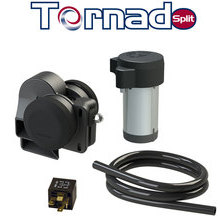 Electric Air Horn HURRICANE HT1 12V Compact HORN With Integrated  Compressor in BLACK OR CHROME